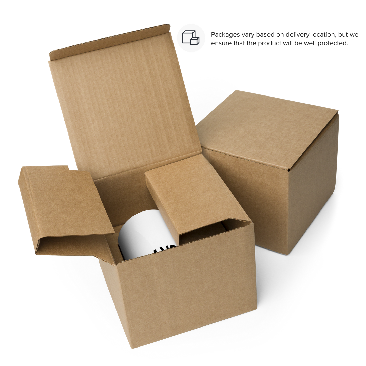 White DUO CENTRAL mug