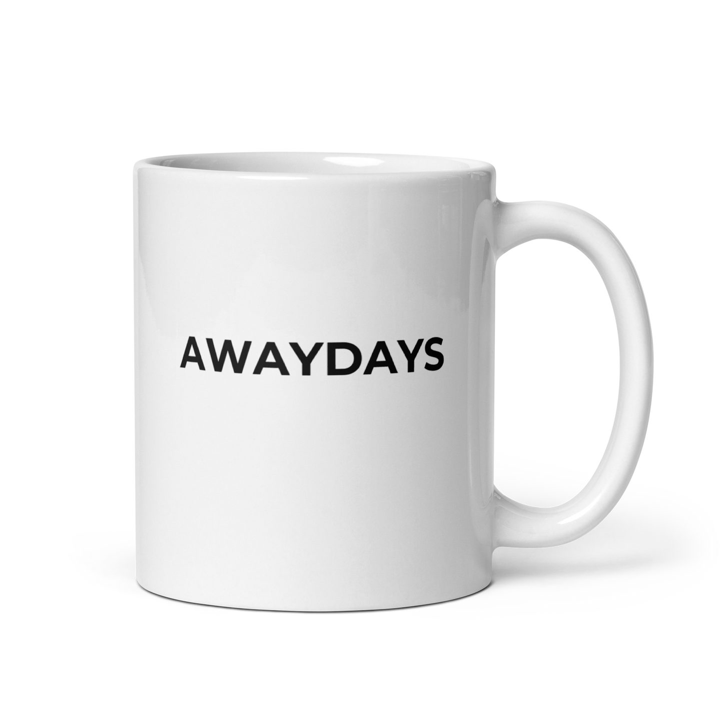 White AWAYDAYS mug